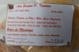 Ana Gaspar Tendeiro Pão e Bolos Secos Regionais