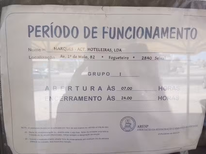 Pastelaria Geny Marques Actividades Hoteleiras